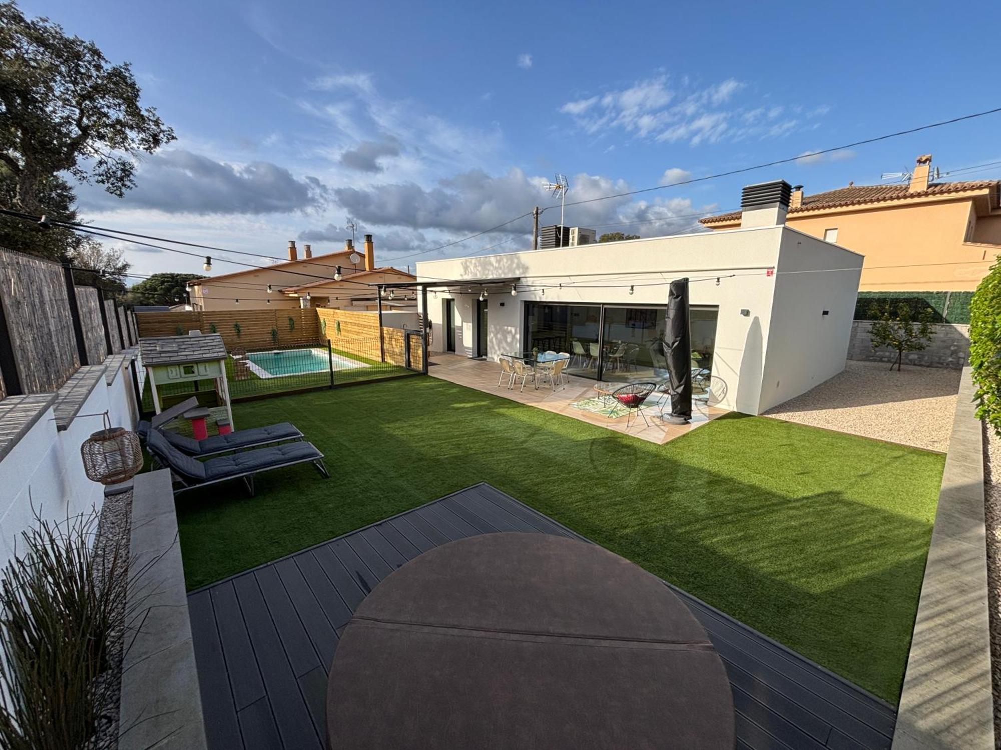 Espectacular Casa En Llagostera - Costa Brava, Con Piscina Kültér fotó
